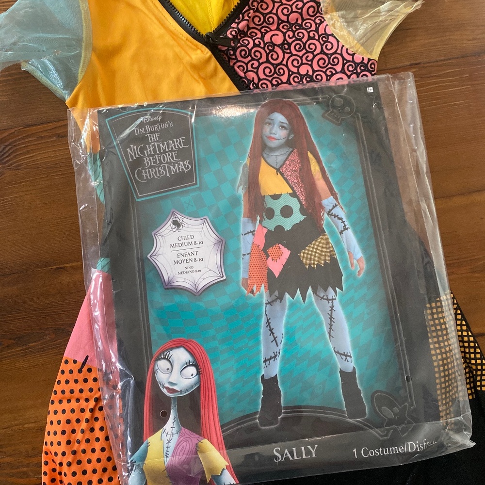 Girls Sally costume ‘nightmare before Christmas